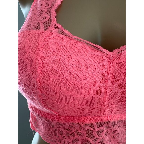 Victorias Secret PINK Lace push up Choker halter bralette, size small - Picture 4 of 12